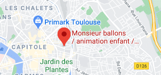 monsieur ballons sculpteur de ballons 37 rue riquet 31000 Toulouse