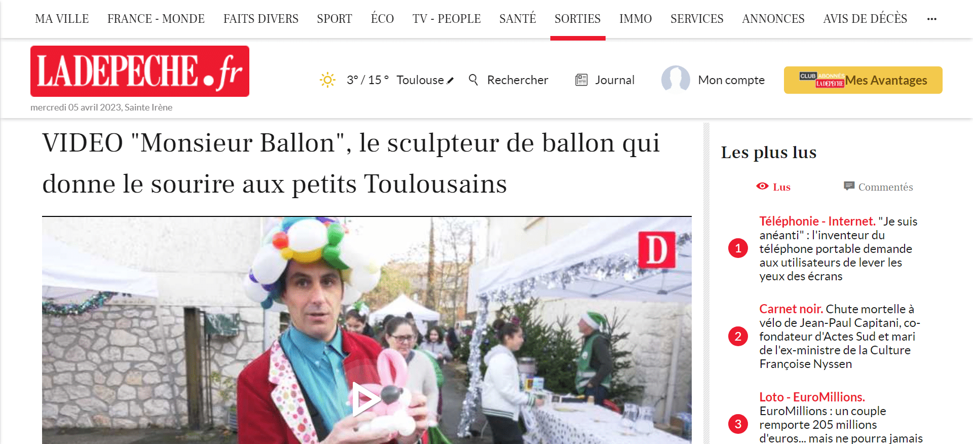 Un-article-dans-La-Depeche-sur-Monsieur-Ballons