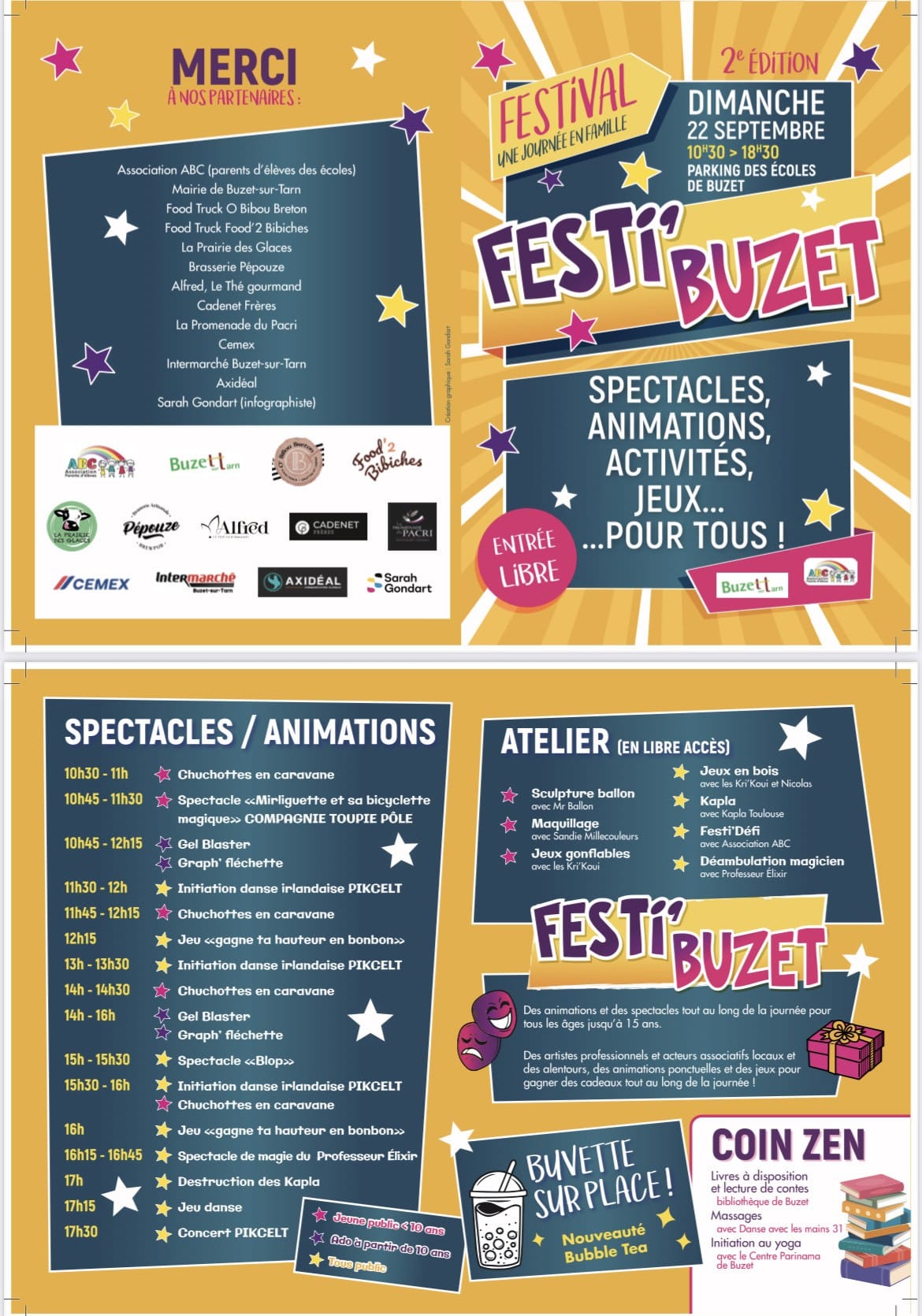 FestiBuzet festival pour les enfants